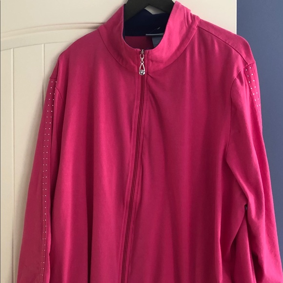 Liz & me Pink With Blue sz 3XL Athletic Stretch - Picture 1 of 7
